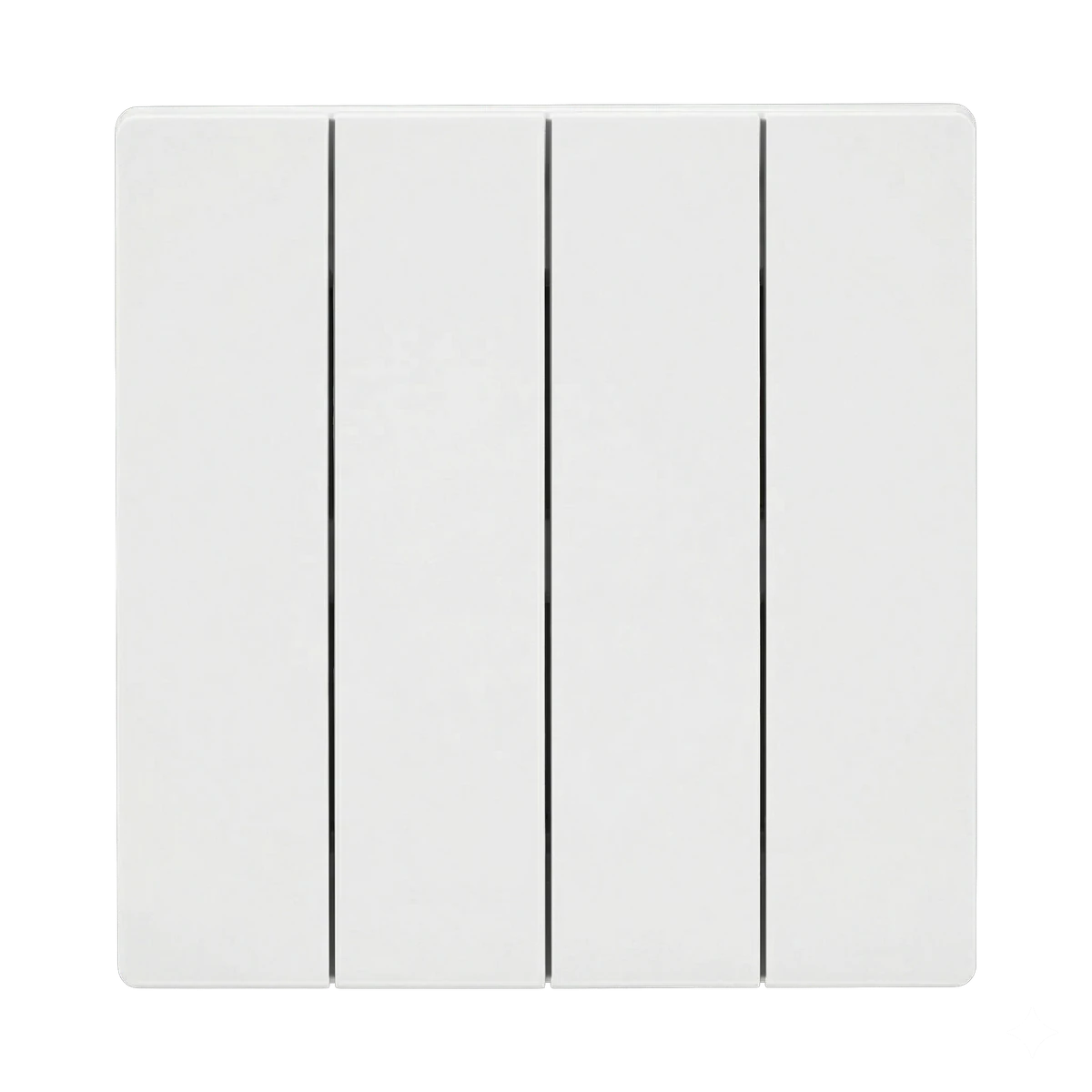 AERON 4 Gang Switch — Pearl White