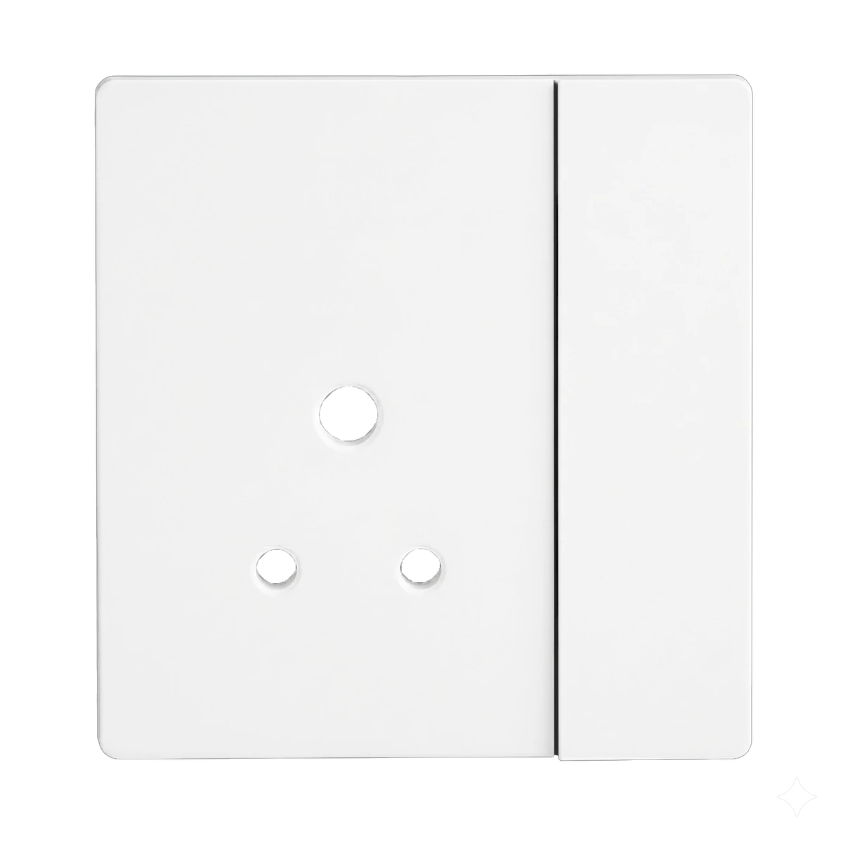 AERON 6A 3 Pin Socket & Big Switch — Pearl White