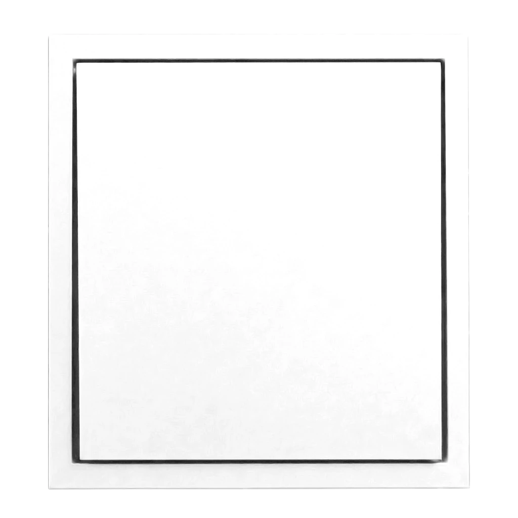 EU SERIES Blank Plate — White