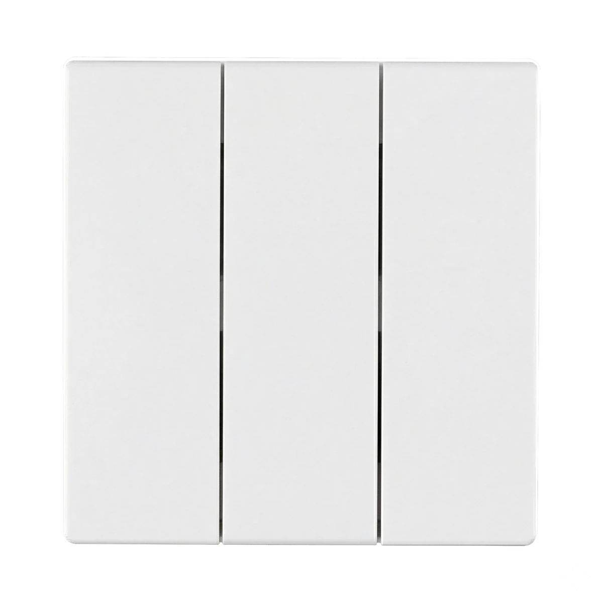 KYRON 3 Gang Switch — Pearl White
